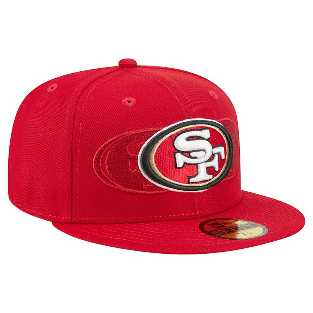 San Francisco 49ers New Era Tri-Hit 59FIFTY Fitted Hat