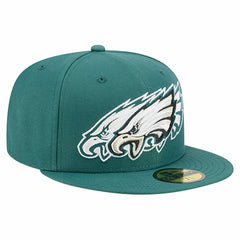 Philadelphia Eagles New Era Tri-Hit 59FIFTY Fitted Hat