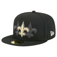 New Orleans Saints New Era Tri-Hit 59FIFTY Fitted Hat