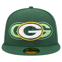 Green Bay Packers New Era Tri-Hit 59FIFTY Fitted Hat
