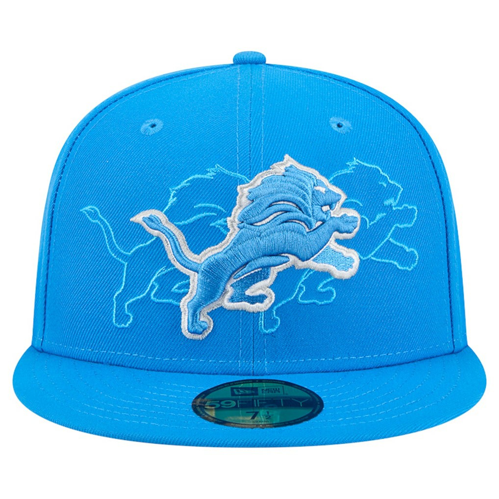 Detroit Lions New Era Tri-Hit 59FIFTY Fitted Hat
