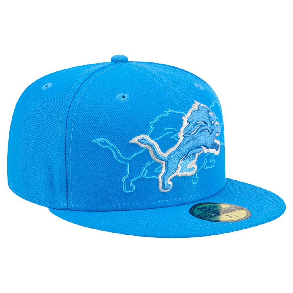 Detroit Lions New Era Tri-Hit 59FIFTY Fitted Hat