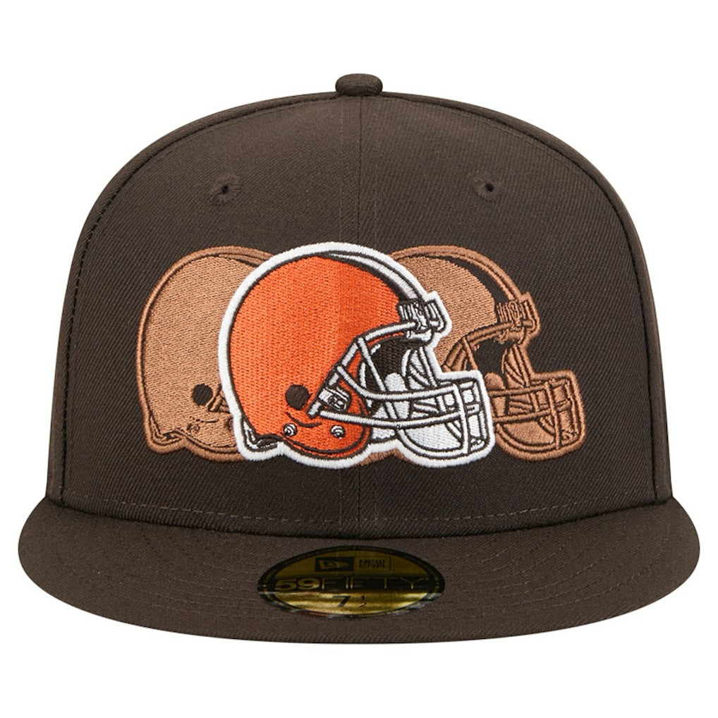 Cleveland Browns New Era Tri-Hit 59FIFTY Fitted Hat