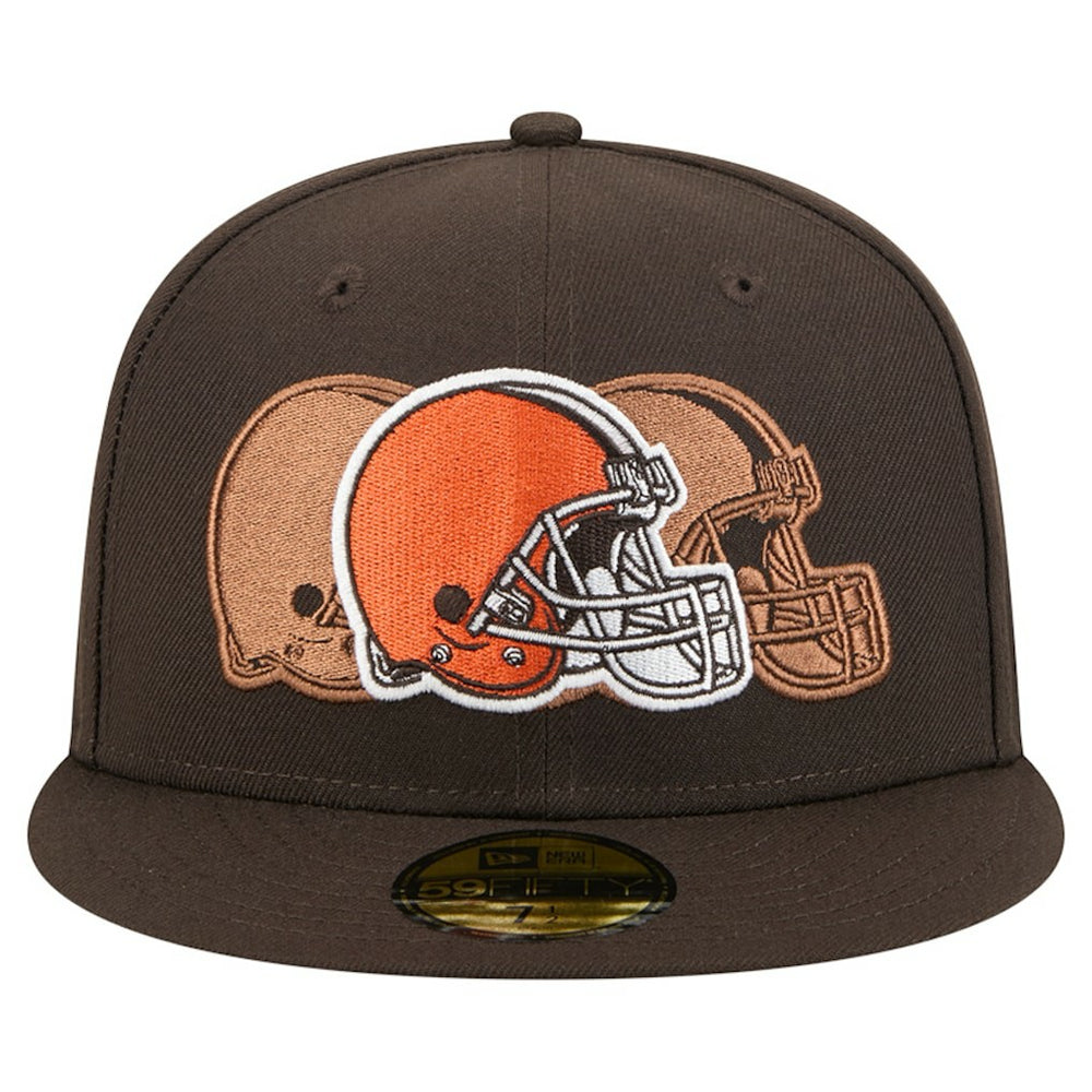 Cleveland Browns New Era Tri-Hit 59FIFTY Fitted Hat