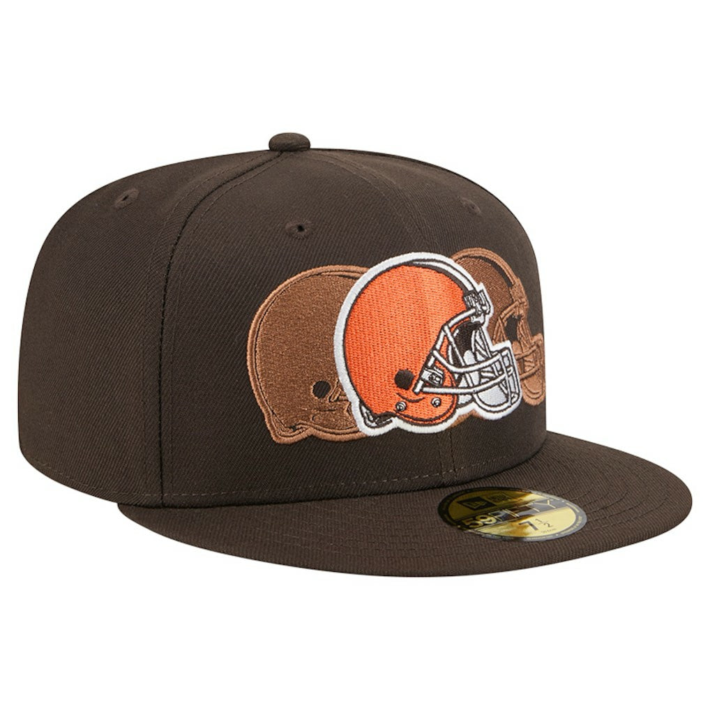 Cleveland Browns New Era Tri-Hit 59FIFTY Fitted Hat