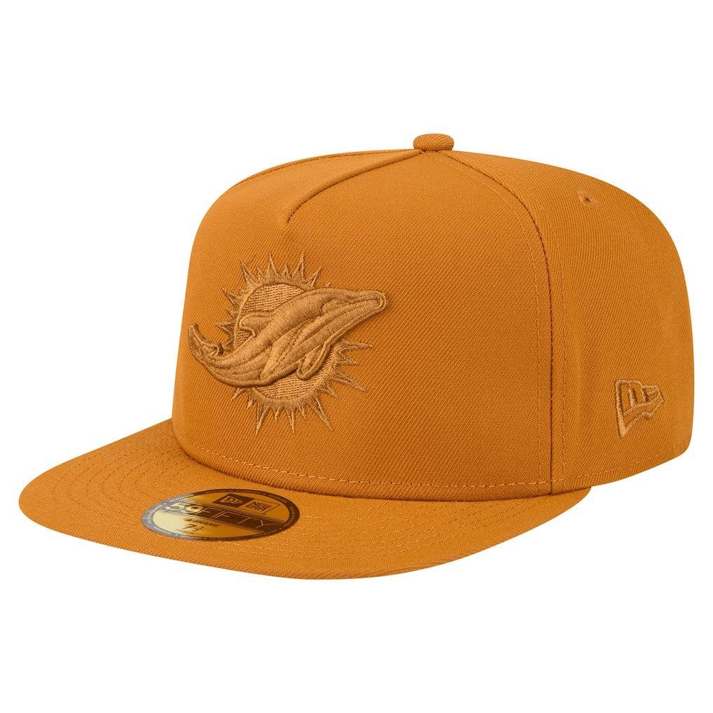 Miami Dolphins New Era Color Pack A-Frame 59FIFTY Fitted Hat