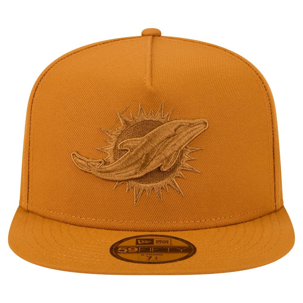 Miami Dolphins New Era Color Pack A-Frame 59FIFTY Fitted Hat