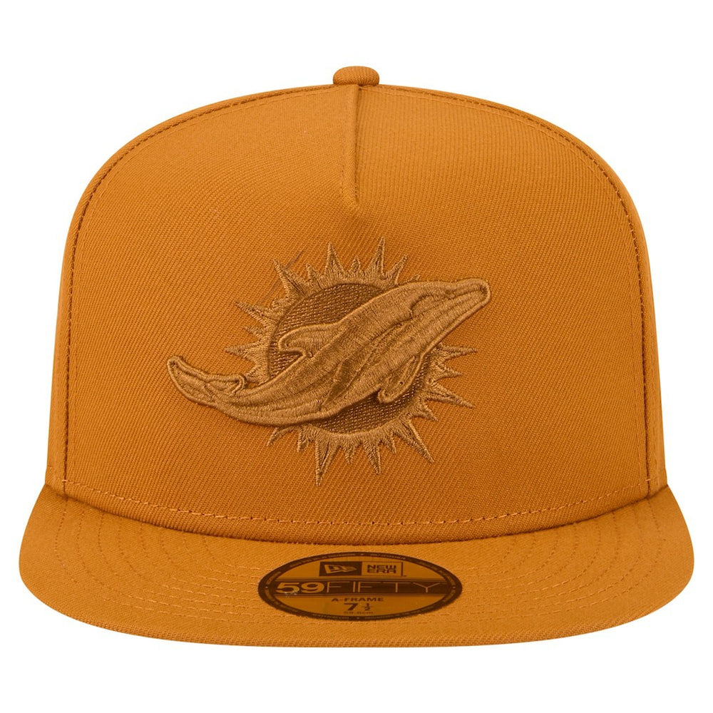 Miami Dolphins New Era Color Pack A-Frame 59FIFTY Fitted Hat