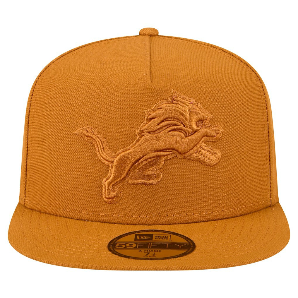 Detroit Lions New Era Color Pack A-Frame 59FIFTY Fitted Hat
