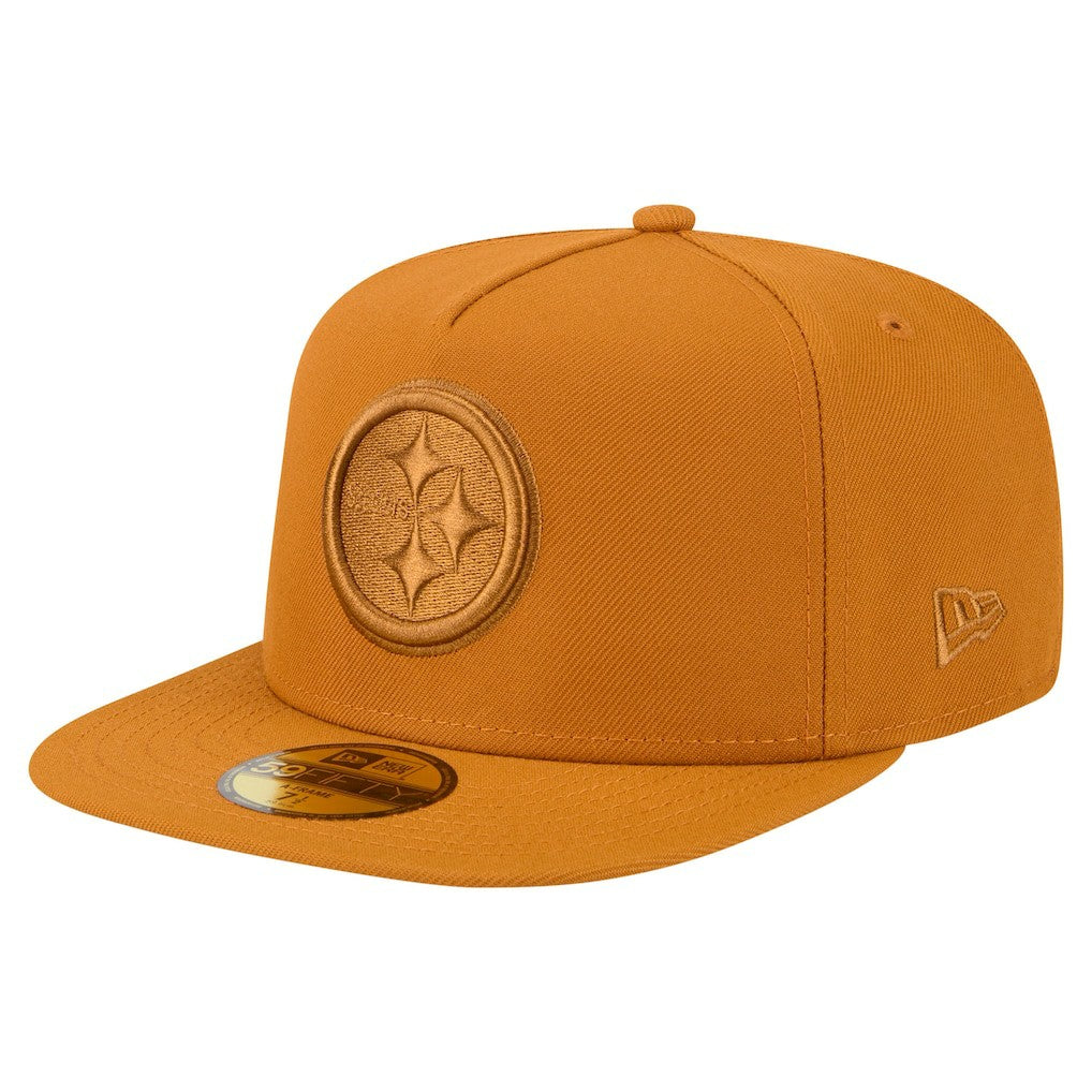 Pittsburgh Steelers New Era Color Pack A-Frame 59FIFTY Fitted Hat
