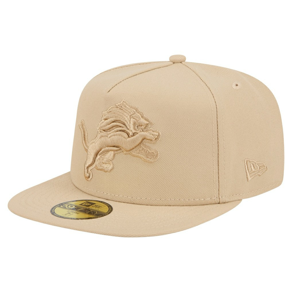 Detroit Lions New Era Color Pack A-Frame 59FIFTY Fitted Hat