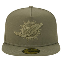 Miami Dolphins New Era Color Pack A-Frame 59FIFTY Fitted Hat