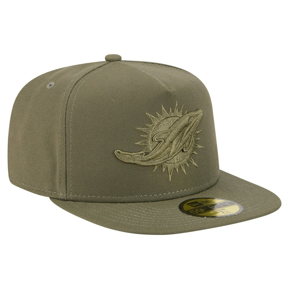 Miami Dolphins New Era Color Pack A-Frame 59FIFTY Fitted Hat