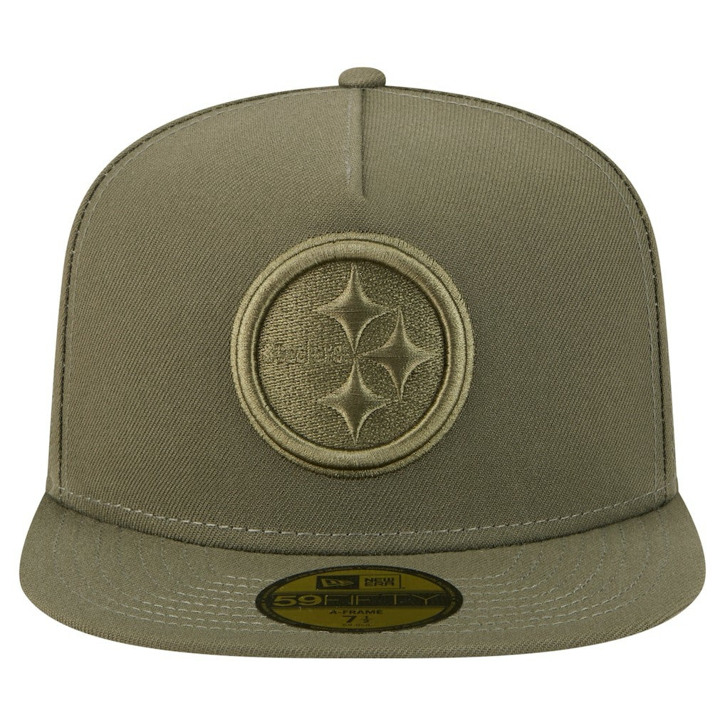 Pittsburgh Steelers New Era Color Pack A-Frame 59FIFTY Fitted Hat