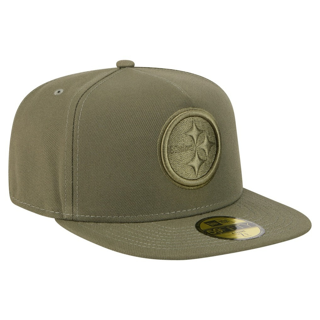 Pittsburgh Steelers New Era Color Pack A-Frame 59FIFTY Fitted Hat
