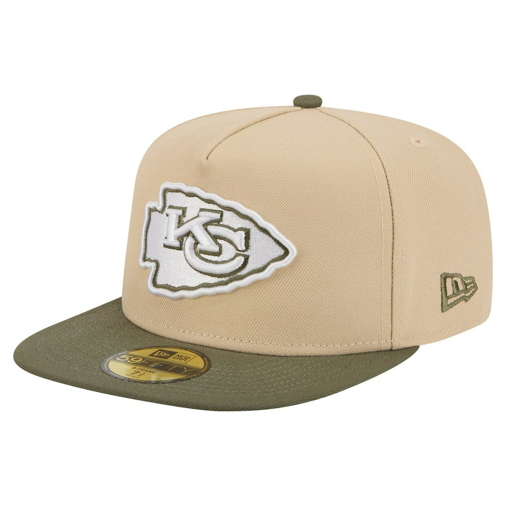 Kansas City Chiefs New Era Color Pack A-Frame 59FIFTY Fitted Hat