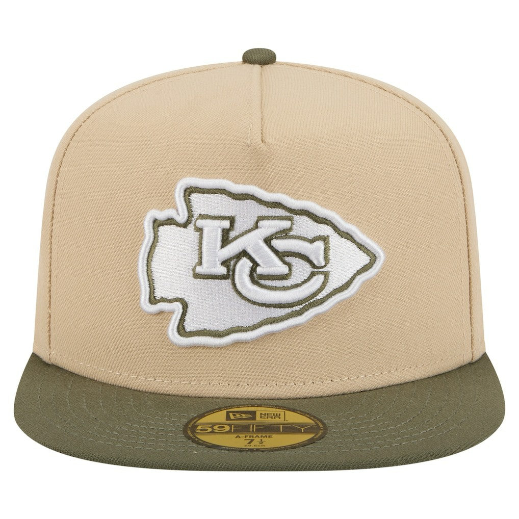 Kansas City Chiefs New Era Color Pack A-Frame 59FIFTY Fitted Hat