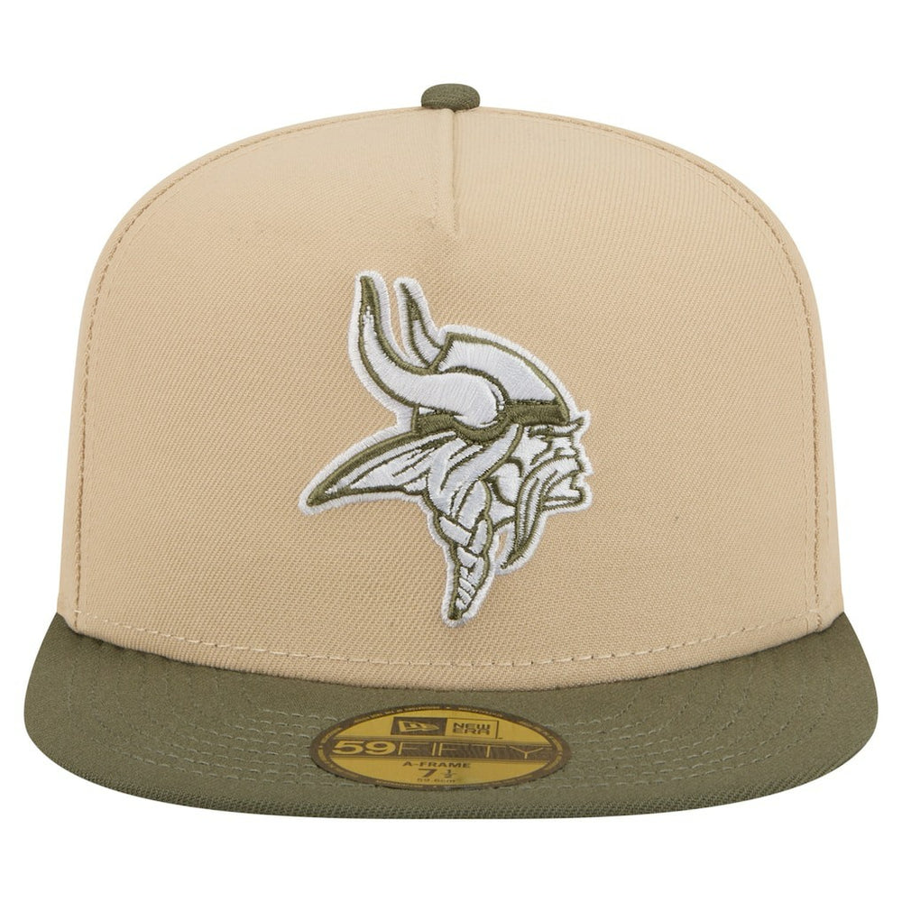 Minnesota Vikings New Era Color Pack A-Frame 59FIFTY Fitted Hat