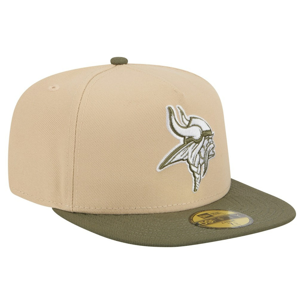 Minnesota Vikings New Era Color Pack A-Frame 59FIFTY Fitted Hat