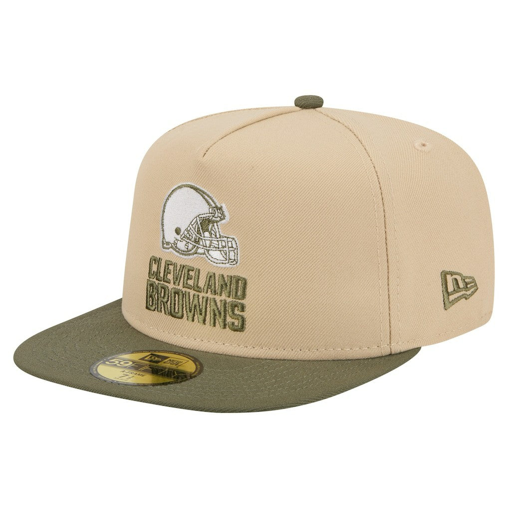 Cleveland Browns New Era Color Pack A-Frame 59FIFTY Fitted Hat