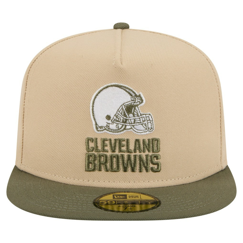 Cleveland Browns New Era Color Pack A-Frame 59FIFTY Fitted Hat