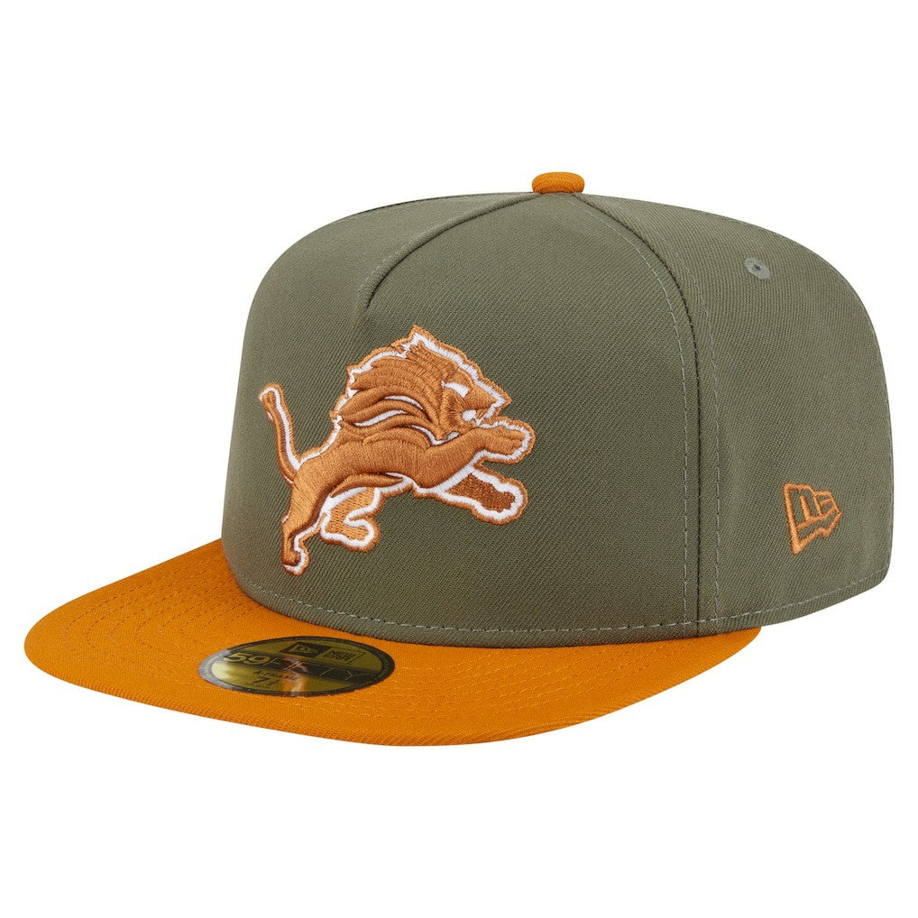Detroit Lions New Era Color Pack A-Frame 59FIFTY Fitted Hat