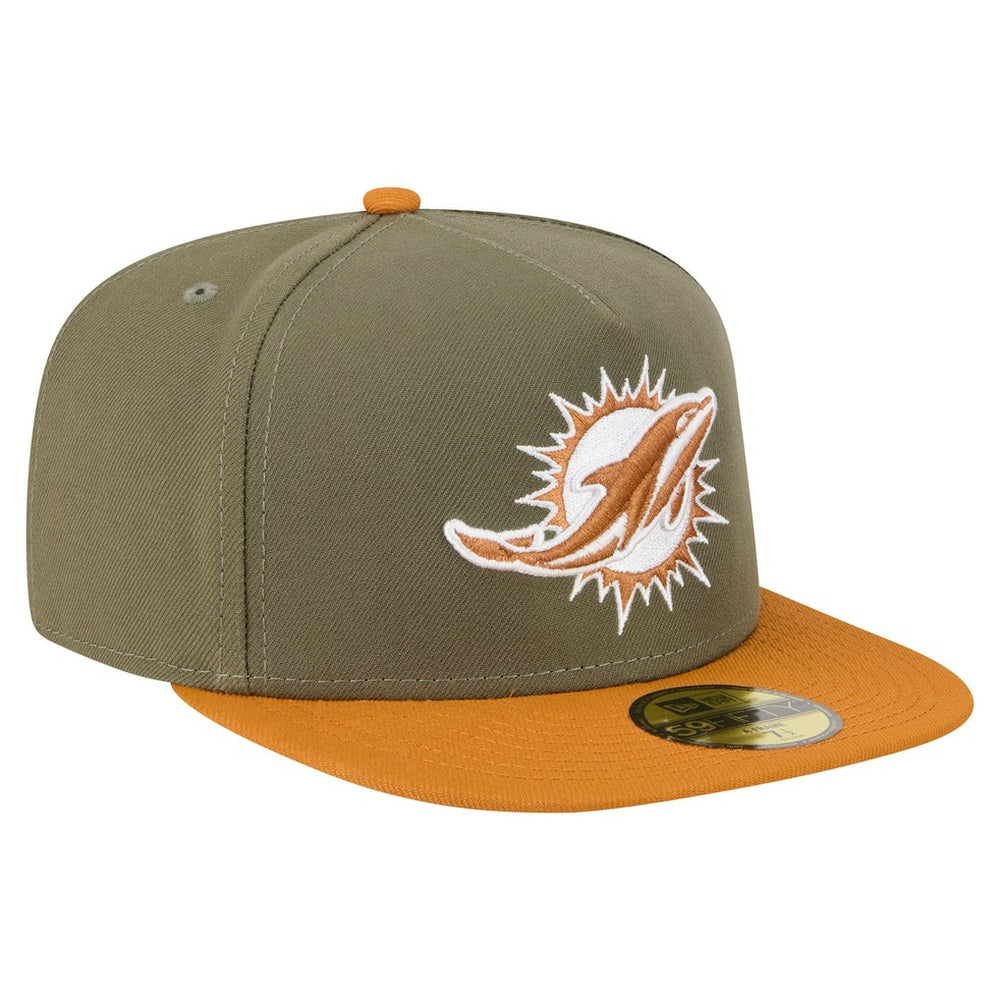 Miami Dolphins New Era Color Pack A-Frame 59FIFTY Fitted Hat