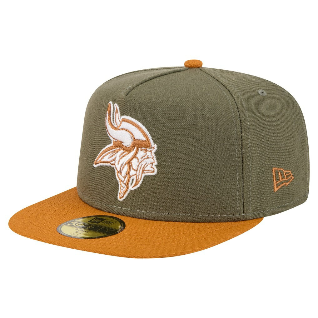 Minnesota Vikings New Era Color Pack A-Frame 59FIFTY Fitted Hat