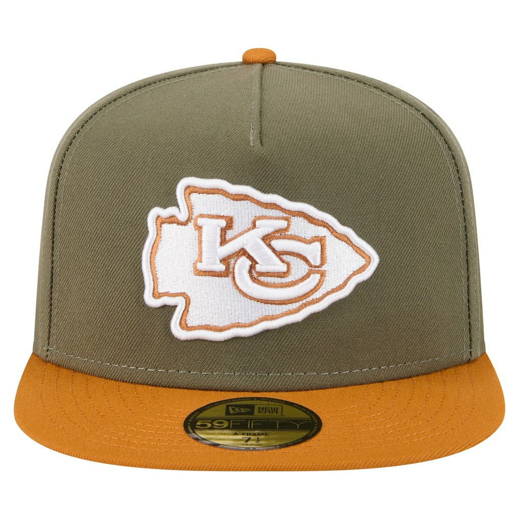 Kansas City Chiefs New Era Color Pack A-Frame 59FIFTY Fitted Hat