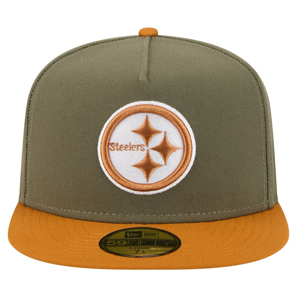 Pittsburgh Steelers New Era Color Pack A-Frame 59FIFTY Fitted Hat