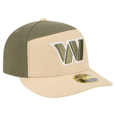 Washington Commanders New Era Two-Tone Color Pack Split Panel 59FIFTY Fitted Hat