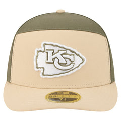 Kansas City Chiefs New Era Two-Tone Color Pack Split Panel 59FIFTY Fitted Hat