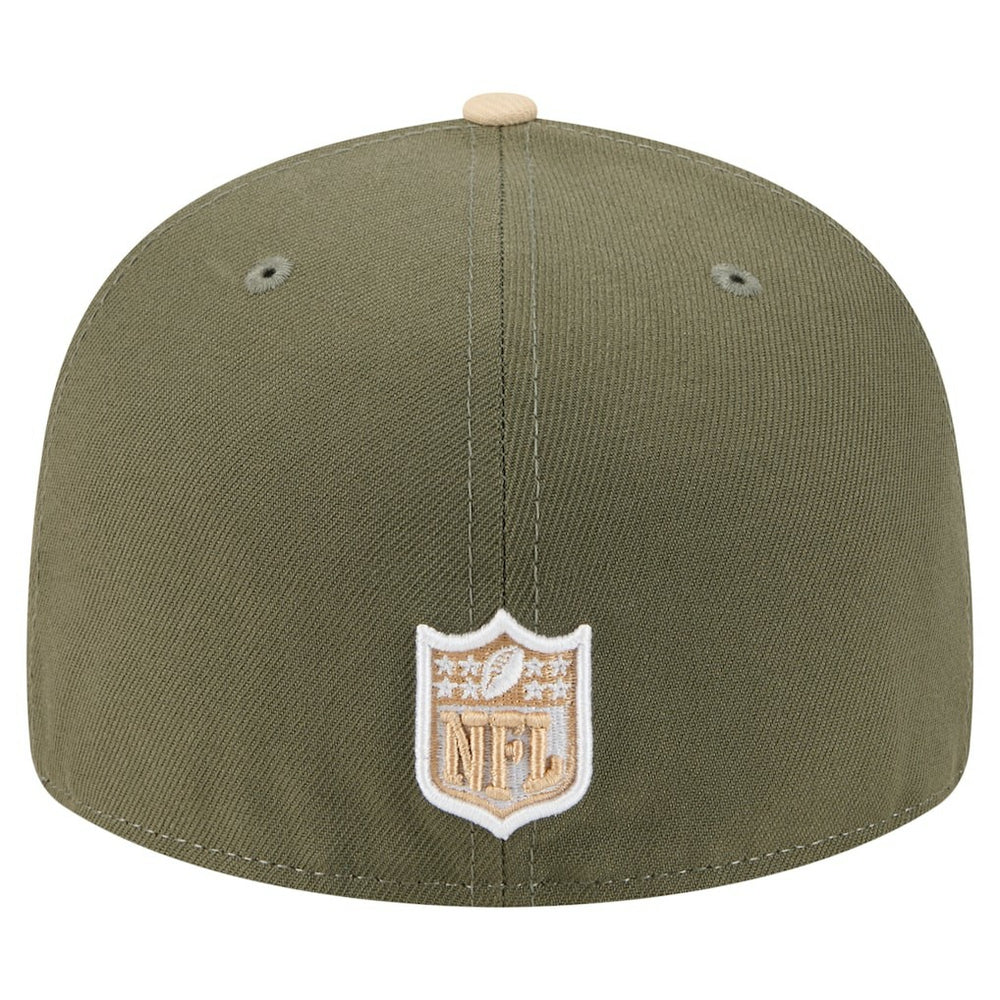 Las Vegas Raiders New Era Two-Tone Color Pack Split Panel 59FIFTY Fitted Hat
