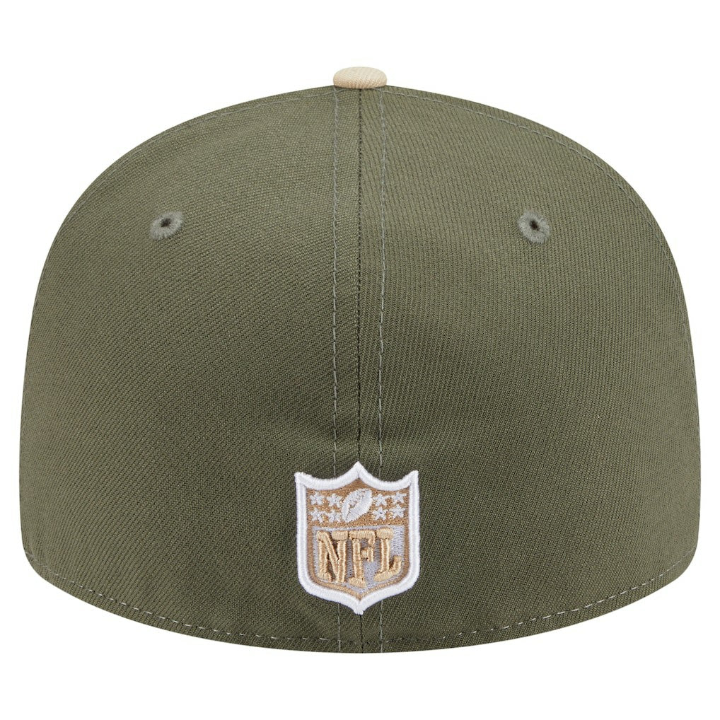 Miami Dolphins New Era Two-Tone Color Pack Split Panel 59FIFTY Fitted Hat