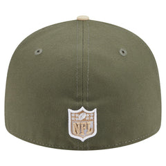 Miami Dolphins New Era Two-Tone Color Pack Split Panel 59FIFTY Fitted Hat