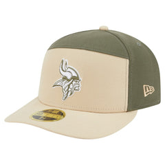Minnesota Vikings New Era Two-Tone Color Pack Split Panel 59FIFTY Fitted Hat