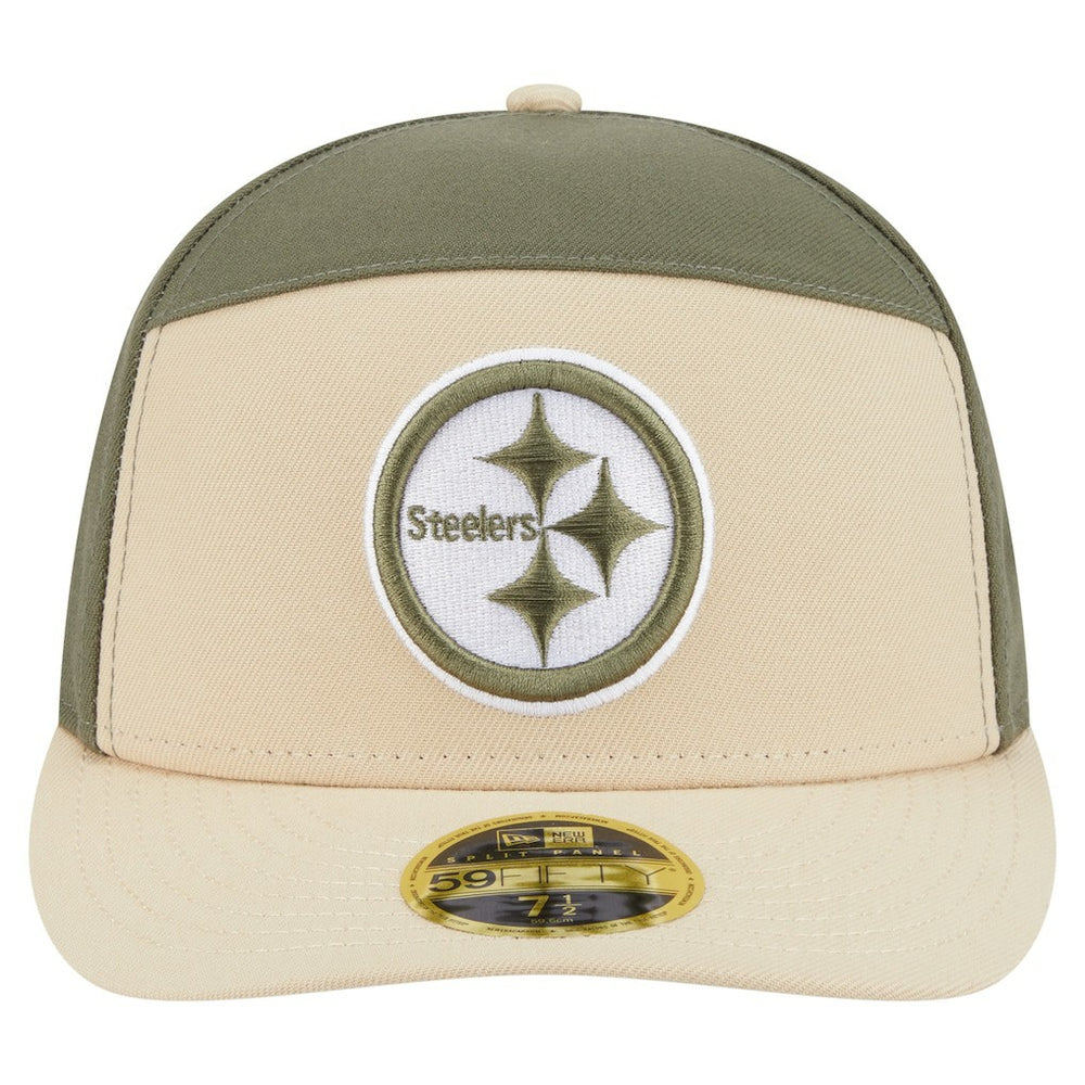 Pittsburgh Steelers New Era Two-Tone Color Pack Split Panel 59FIFTY Fitted Hat