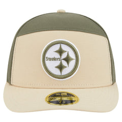 Pittsburgh Steelers New Era Two-Tone Color Pack Split Panel 59FIFTY Fitted Hat