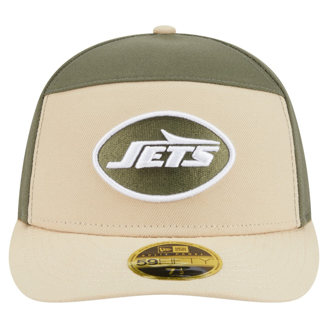 New York Jets New Era Two-Tone Color Pack Split Panel 59FIFTY Fitted Hat