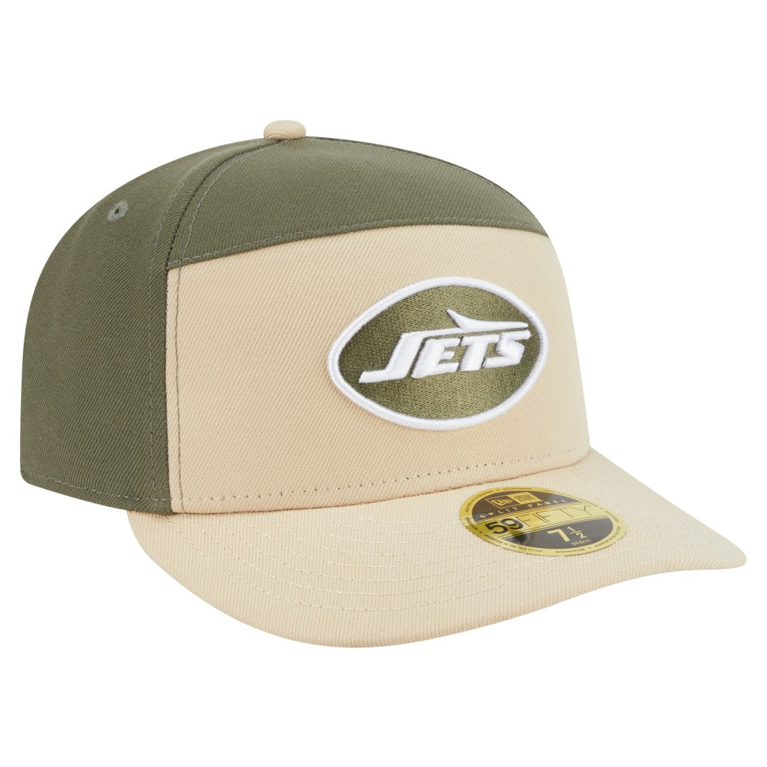 New York Jets New Era Two-Tone Color Pack Split Panel 59FIFTY Fitted Hat