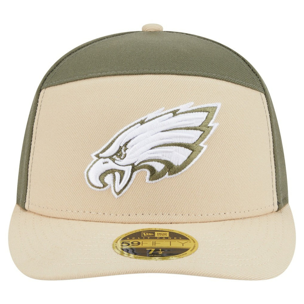Philadelphia Eagles New Era Two-Tone Color Pack Split Panel 59FIFTY Fitted Hat