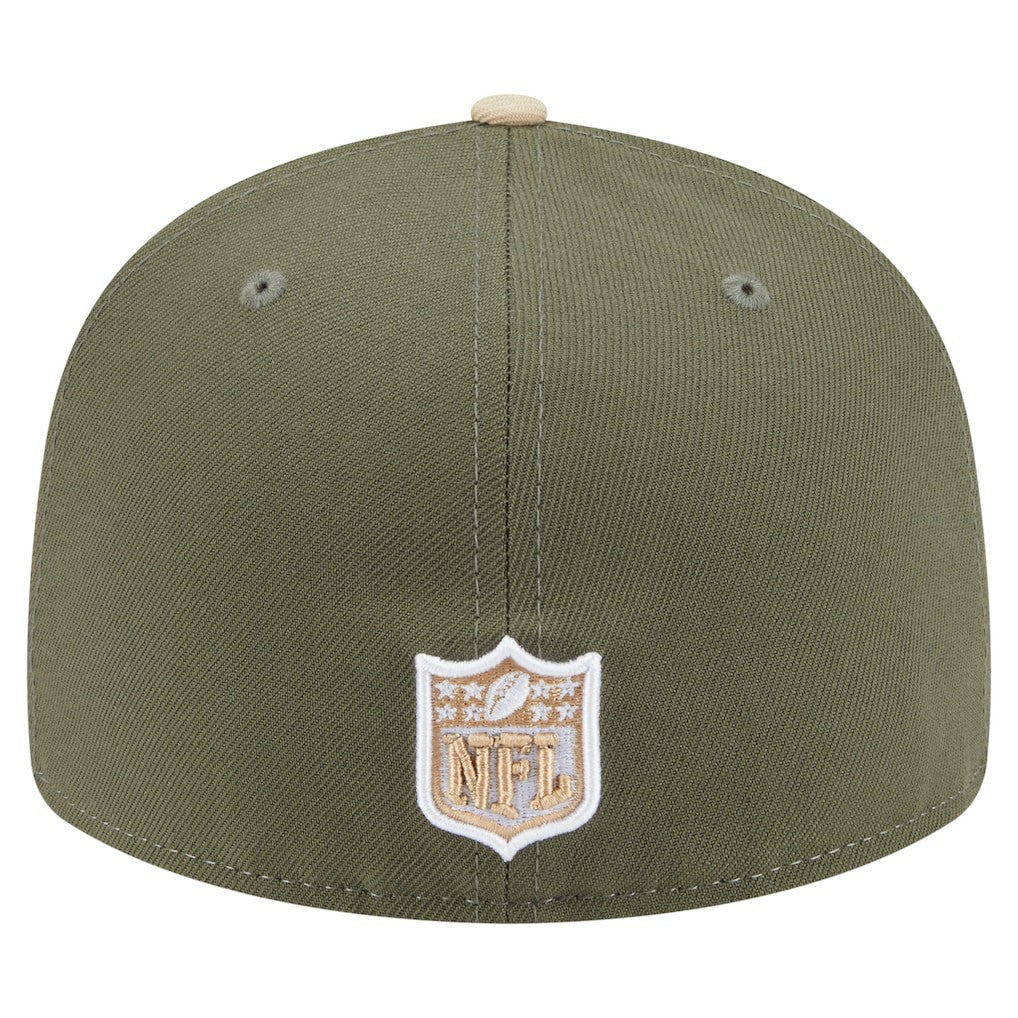 Philadelphia Eagles New Era Two-Tone Color Pack Split Panel 59FIFTY Fitted Hat