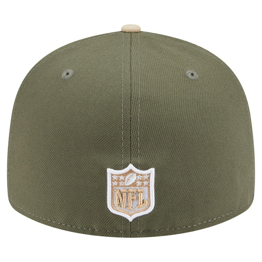 Philadelphia Eagles New Era Two-Tone Color Pack Split Panel 59FIFTY Fitted Hat