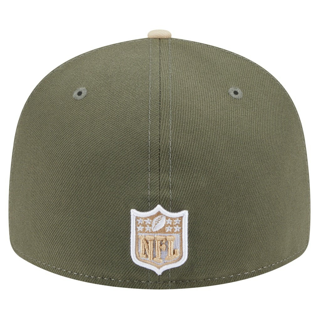 Detroit Lions New Era Two-Tone Color Pack Split Panel 59FIFTY Fitted Hat