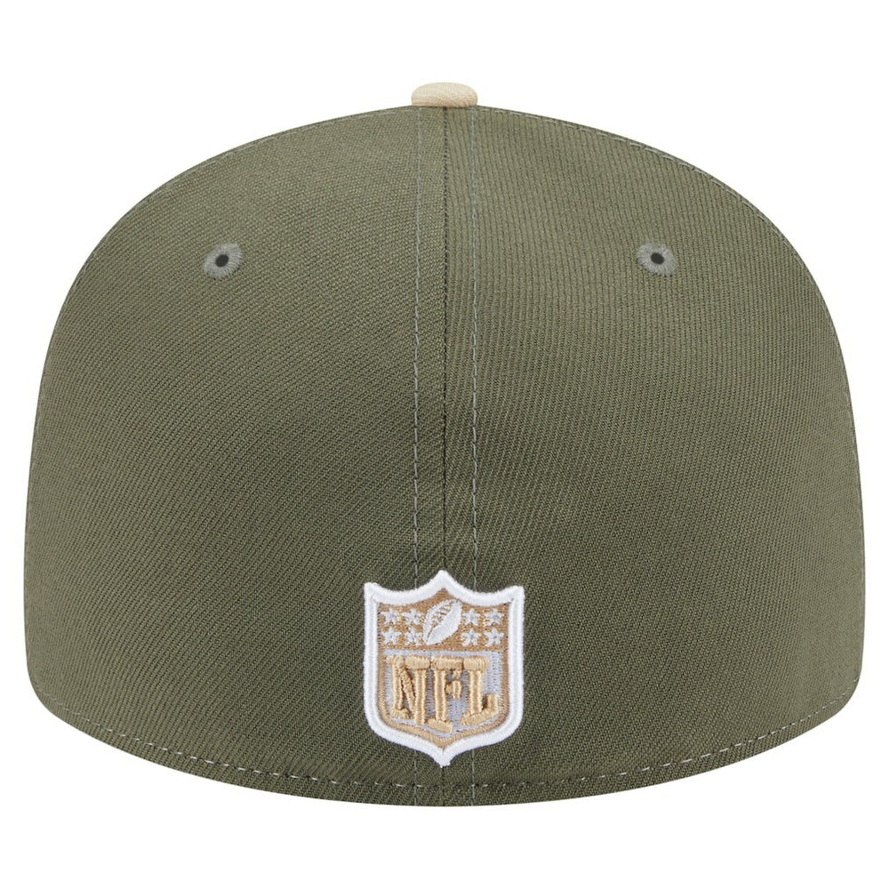Detroit Lions New Era Two-Tone Color Pack Split Panel 59FIFTY Fitted Hat