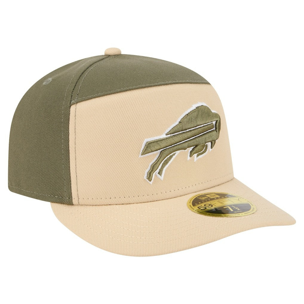 Buffalo Bills New Era Two-Tone Color Pack Split Panel 59FIFTY Fitted Hat