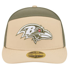 Baltimore Ravens New Era Color Pack Split Panel 59FIFTY Fitted Hat