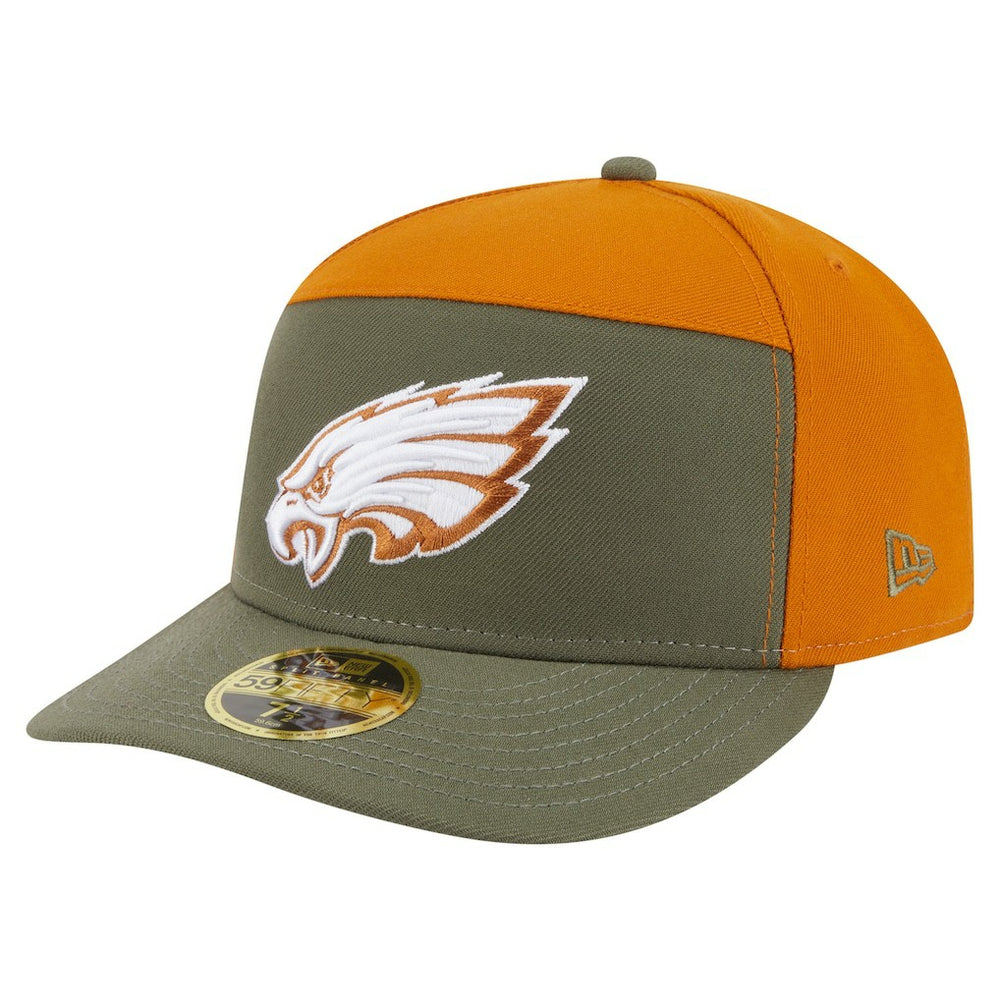 Philadelphia Eagles New Era Two-Tone Color Pack Split Panel 59FIFTY Fitted Hat