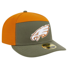 Philadelphia Eagles New Era Two-Tone Color Pack Split Panel 59FIFTY Fitted Hat
