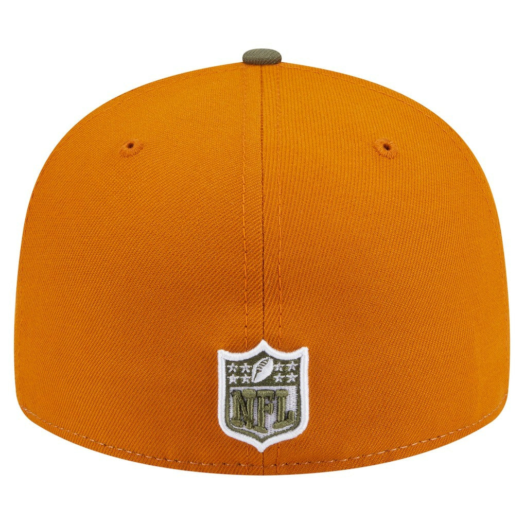 Miami Dolphins New Era Two-Tone Color Pack Split Panel 59FIFTY Fitted Hat